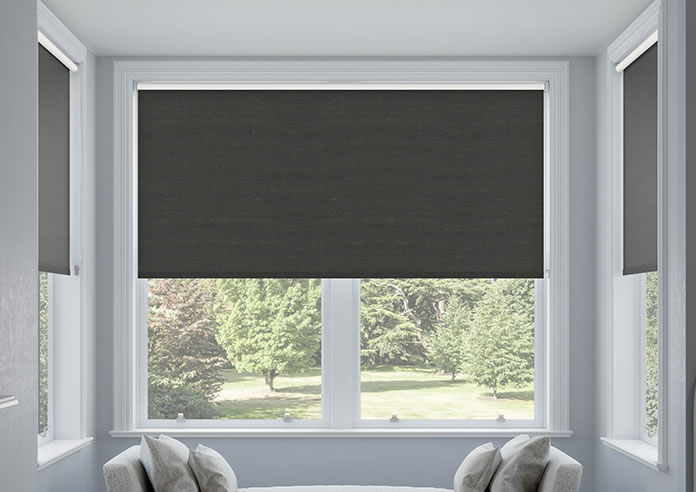 Hush (Blackout Sound Barrier), Charcoal - Roller Blind - Image 3